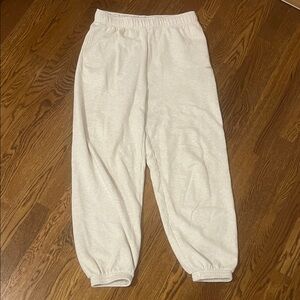 Aritzia cream Sweatpants